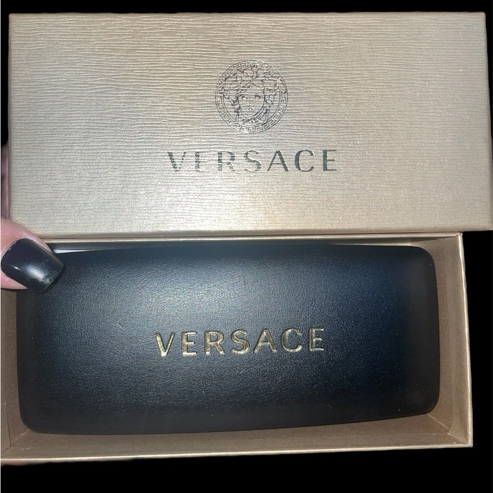 Versace glasses case (empty)